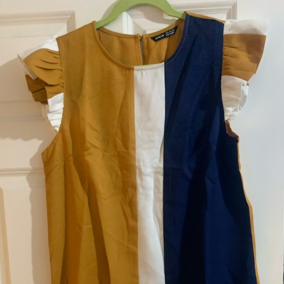 NWT Shein Color block Dress - Picture 4 of 6